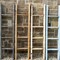 Ekena Millwork 19"W x 48"H x 3 1/2"D Vintage Farmhouse 3 Rung Ladder, Barnwood Decor Collection, Pebble Grey DECR019X048X04LDRPG - alternate 8
